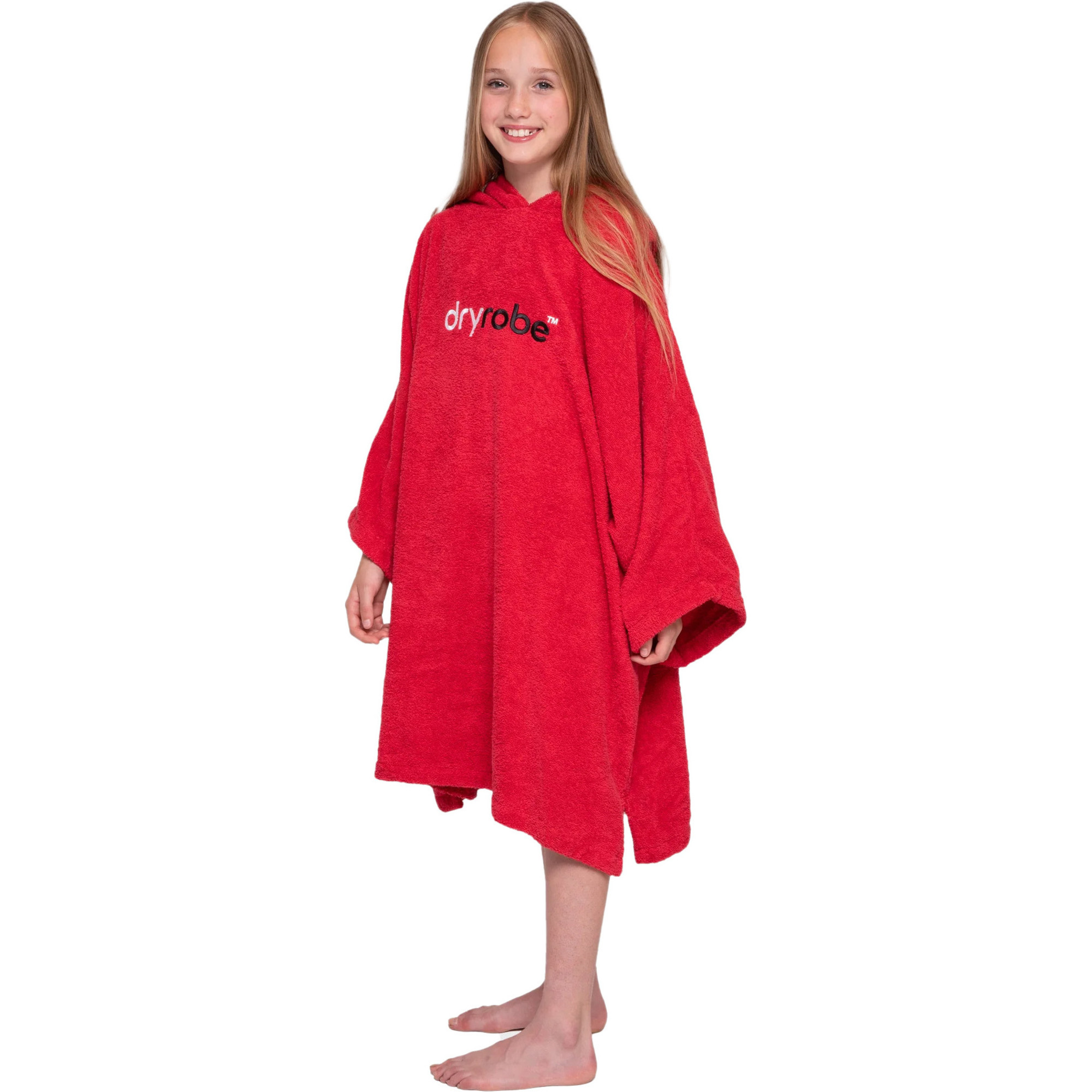 2024 Dryrobe Junior Organic Cotton Hooded Towel Change Robe V3 V3OCT